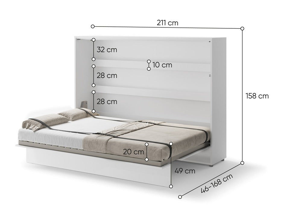 Væg seng Concept Pro Lenart Levfere 115 4062798