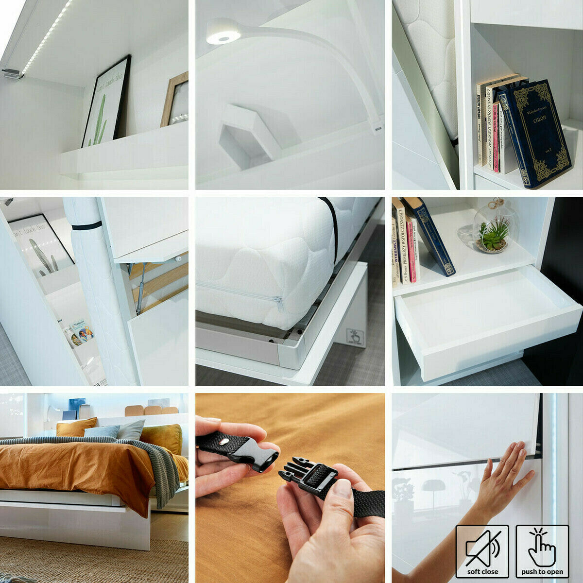 Væg seng Concept Pro Lenart Levfere 102
