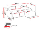 Hjørnesofa Columbus 249