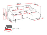 Hjørnesofa Columbus 249