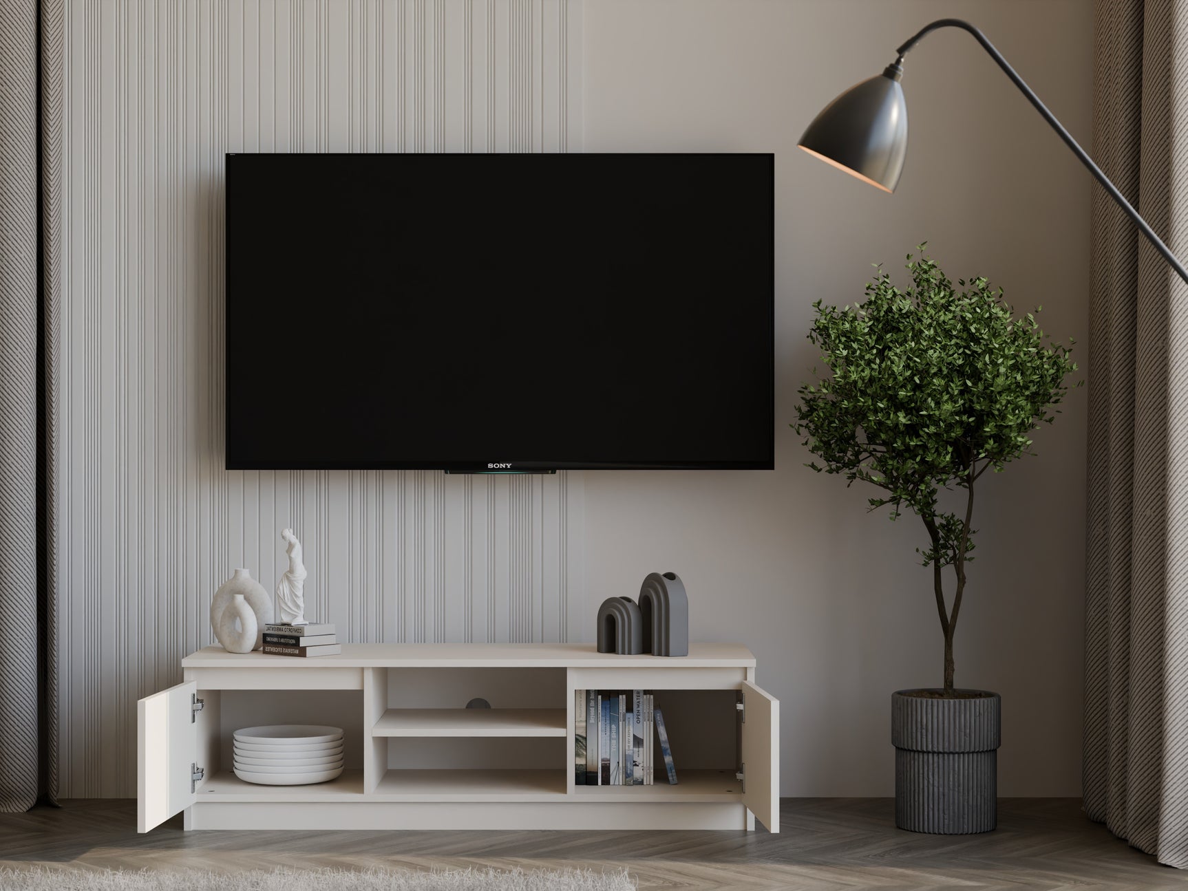 TV-bord Elbvelu 123