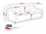 Sovesofa Decatur 104 4090841