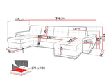 Hjørnesofa Arvada 115 4090896