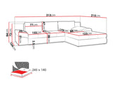 Hjørnesofa Lincoln 124 4094099
