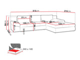 Hjørnesofa Lincoln 124 4094145
