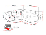 Hjørnesofa Columbus 215 4094421