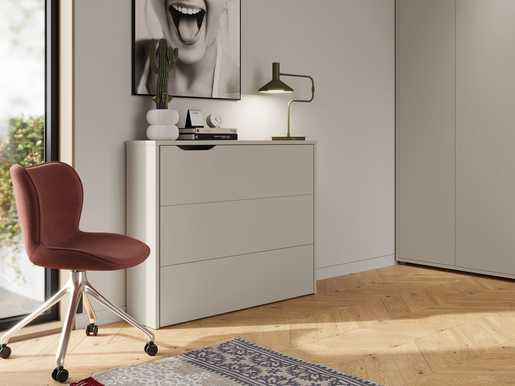 Hjørneskrivebord Concept Pro Lenart Levfere 101