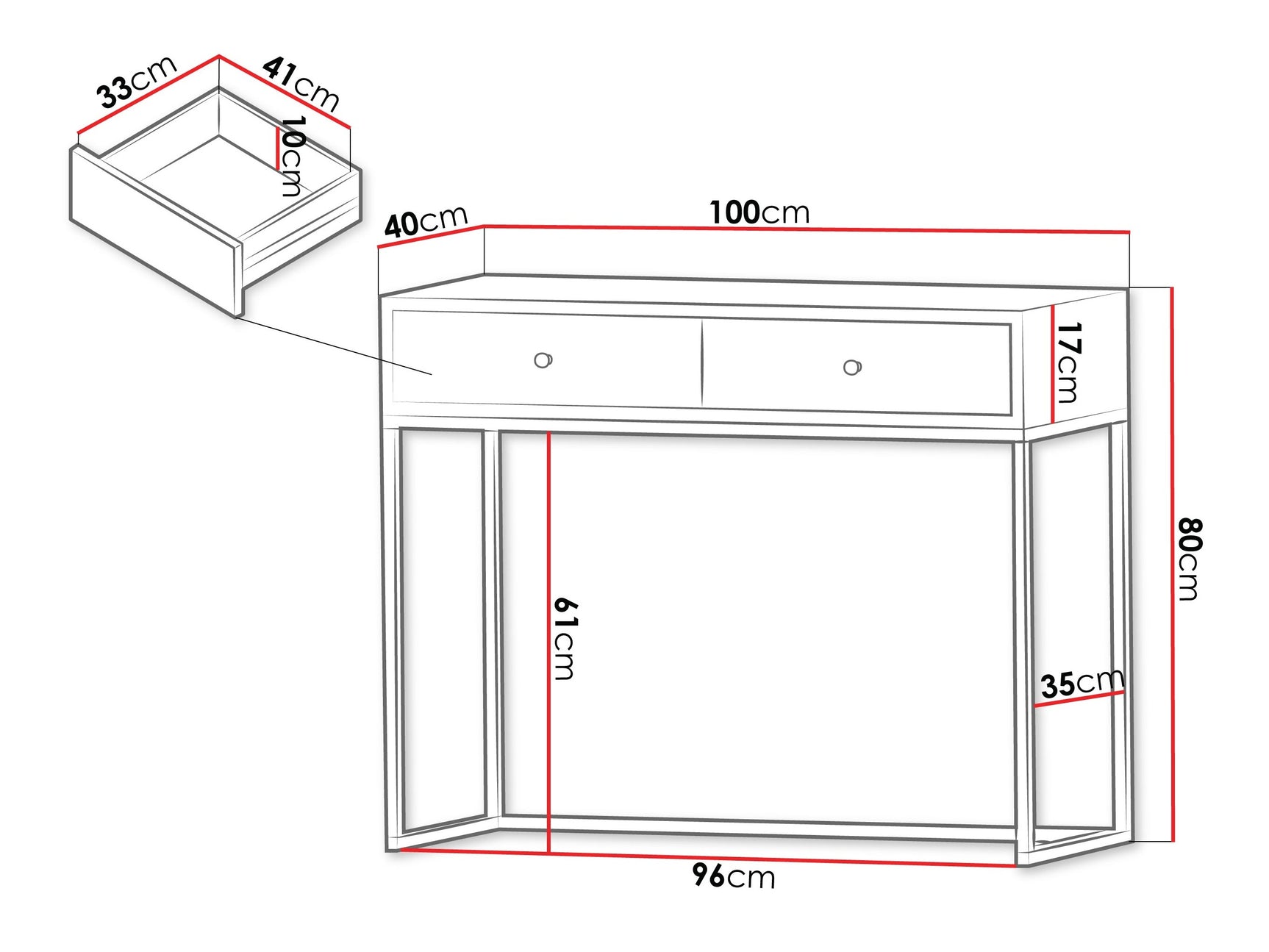 Konsolbord Comfivo 453