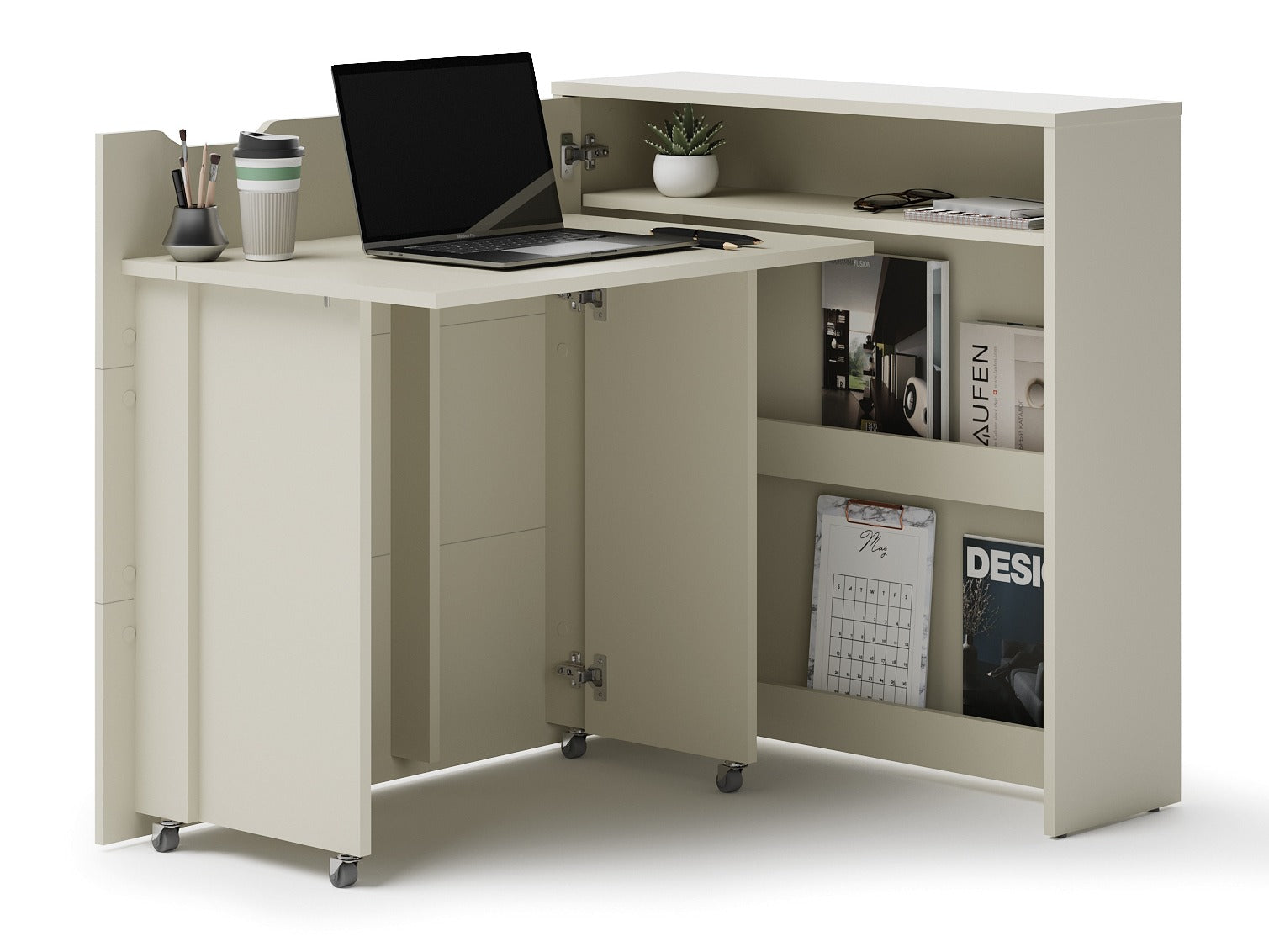 Hjørneskrivebord Concept Pro Lenart Levfere 156