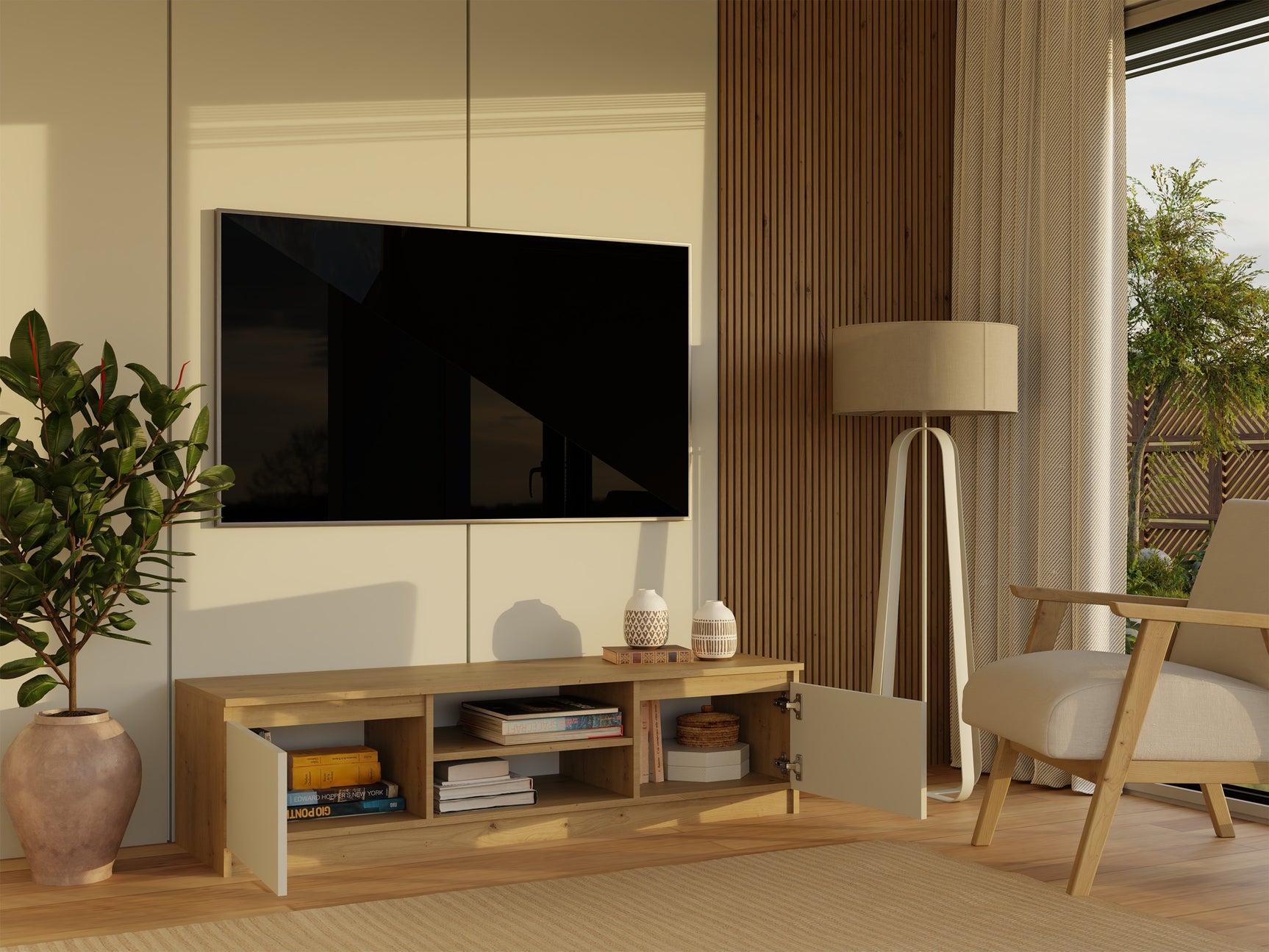 TV-bord Elbvelu 125
