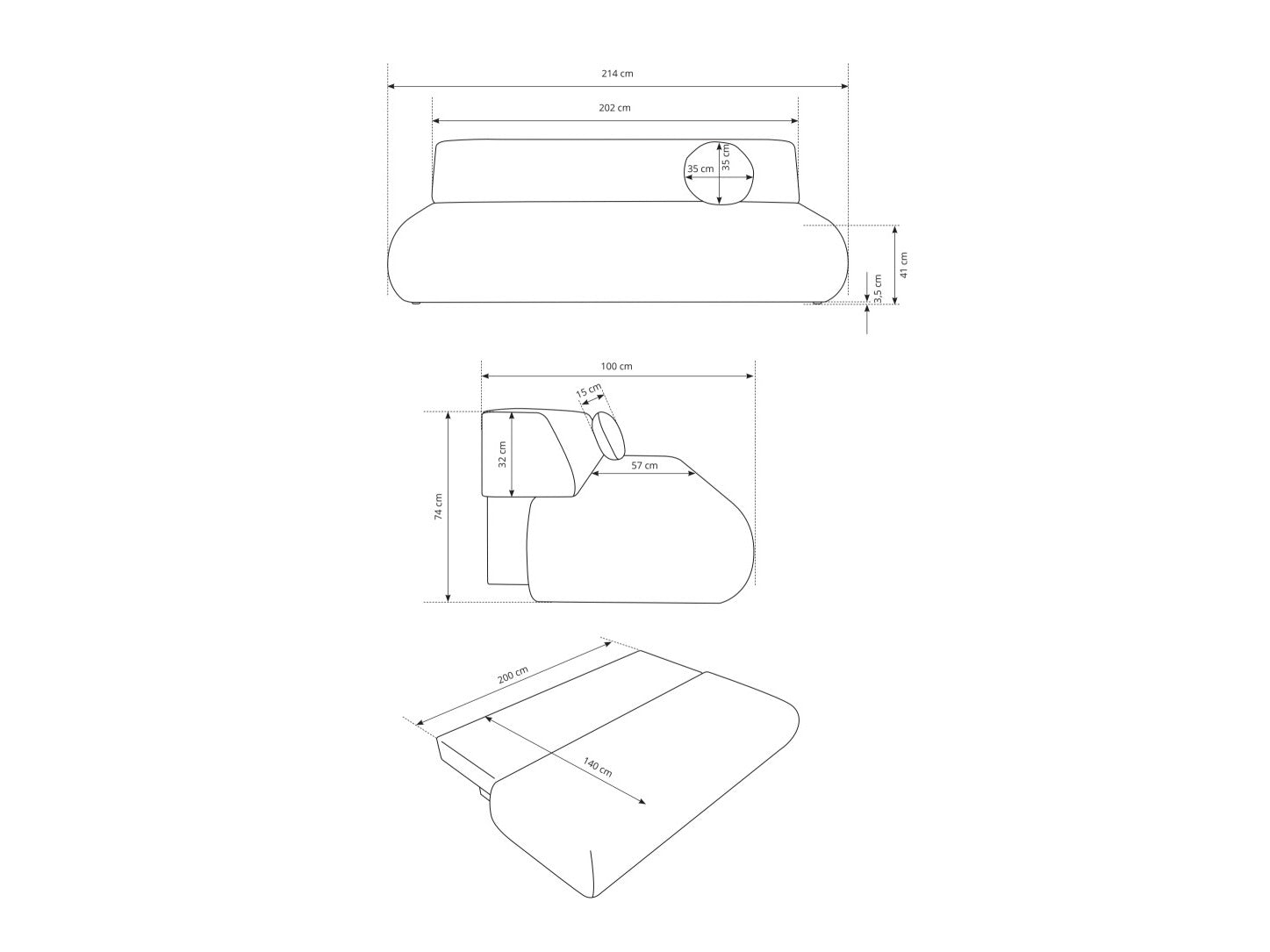 Sovesofa Kingston 182 4122932