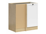 Modulært hjørneskab Classic White Oak 113