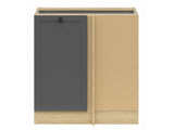 Modulært hjørneskab Classic Grey Oak 115