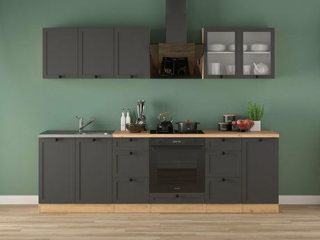 Modulopbygget køkkensæt Classic Grey Oak 118