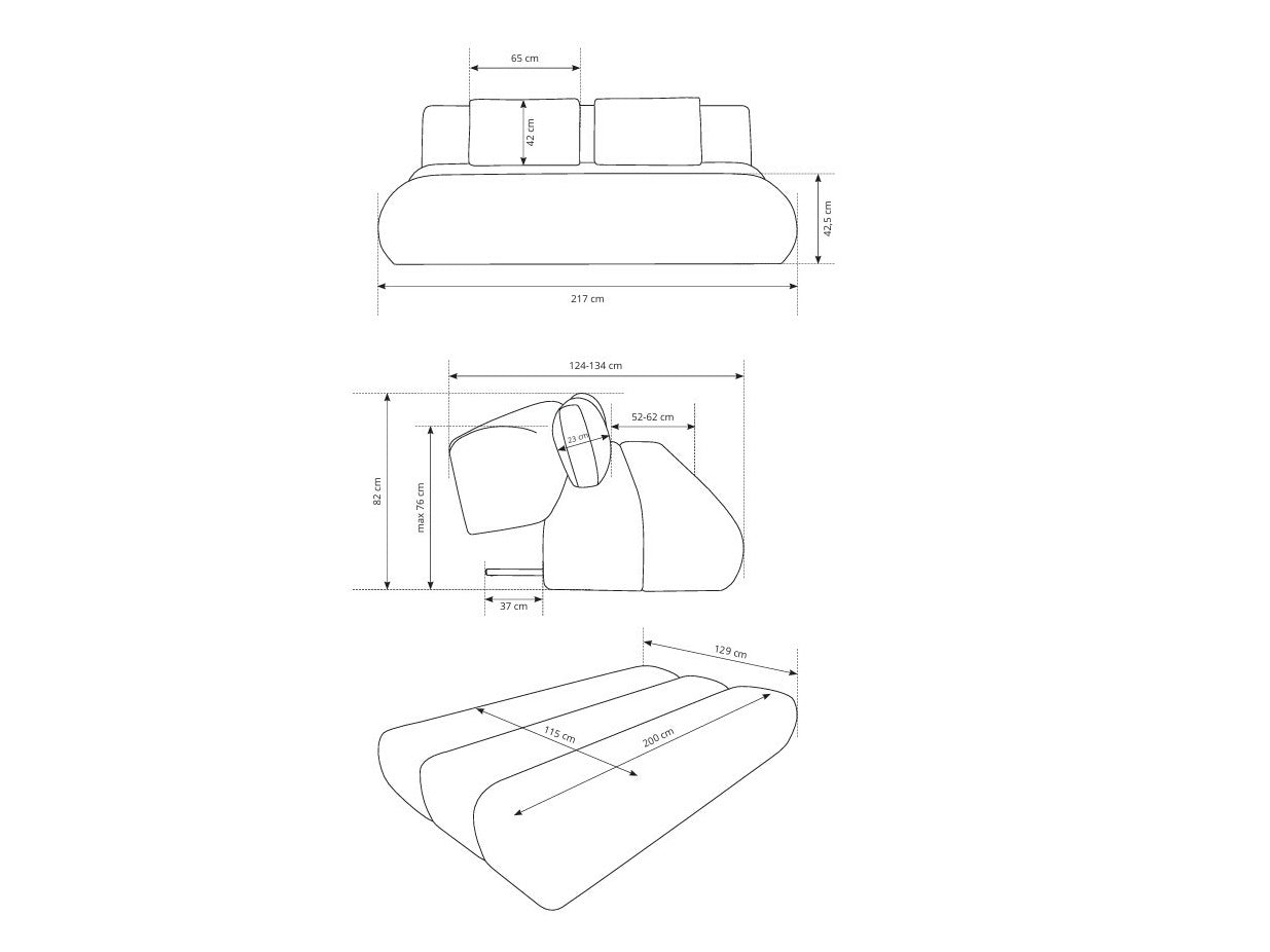 Sovesofa Kingston 193