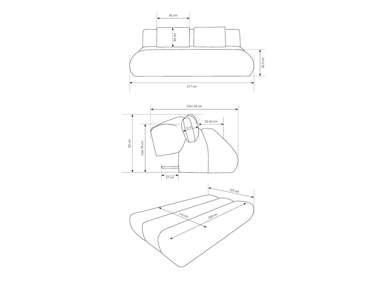 Sovesofa Kingston 193