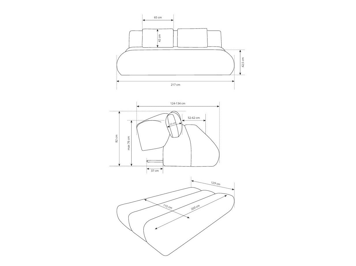Sovesofa Kingston 193