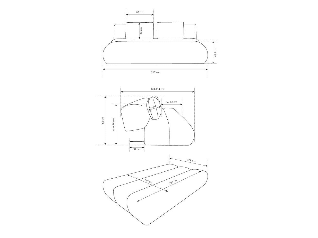Sovesofa Kingston 193