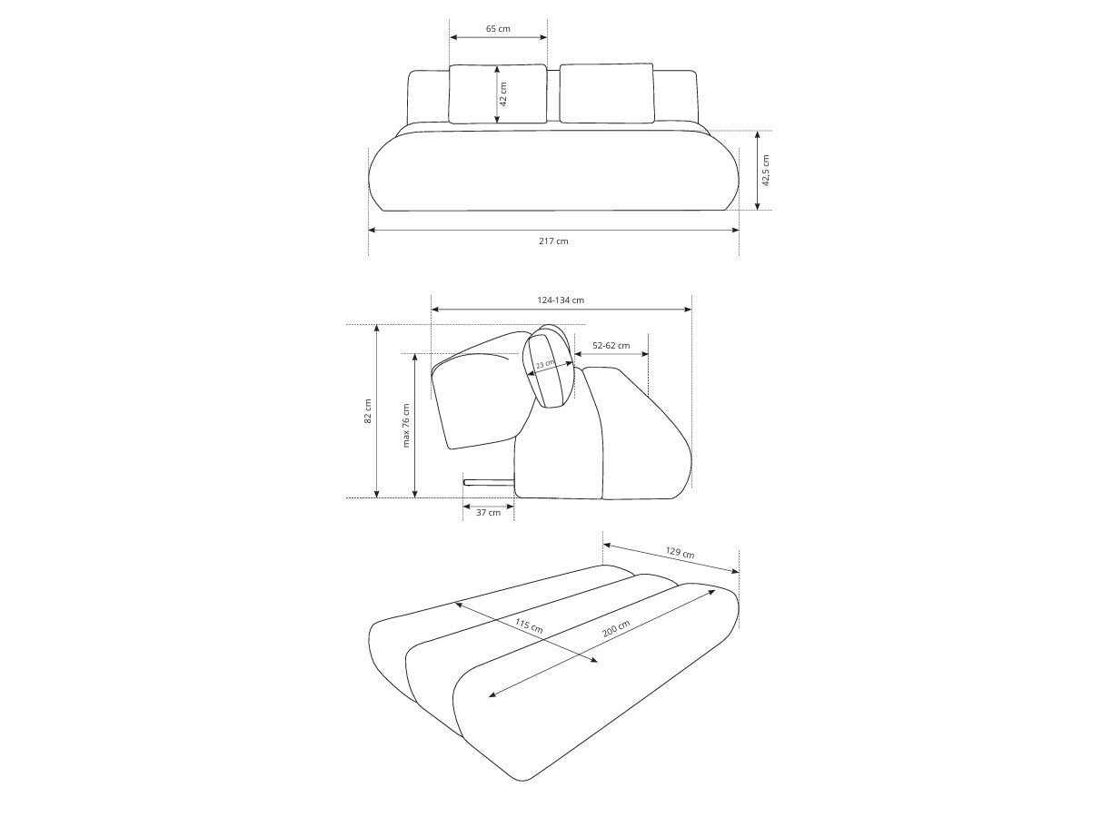 Sovesofa Kingston 193