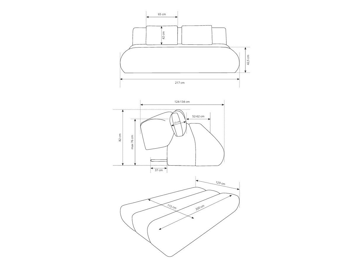 Sovesofa Kingston 193