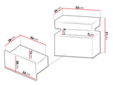 Sengebord Monfero 102