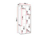 Garderobeskab Hartford 540