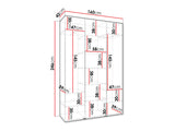 Garderobeskab Hartford 552