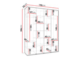 Garderobeskab Hartford 564