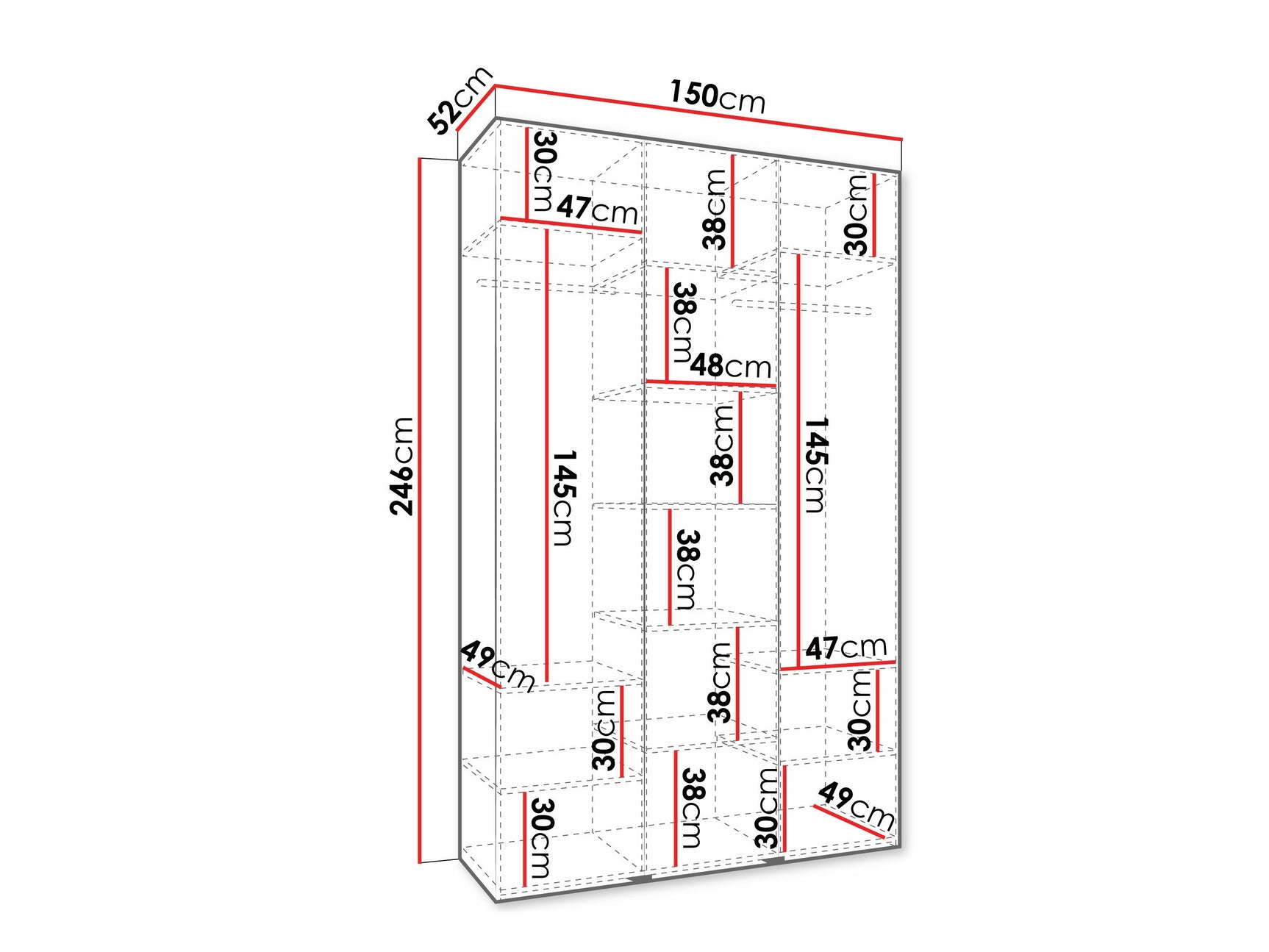 Garderobeskab Hartford 571