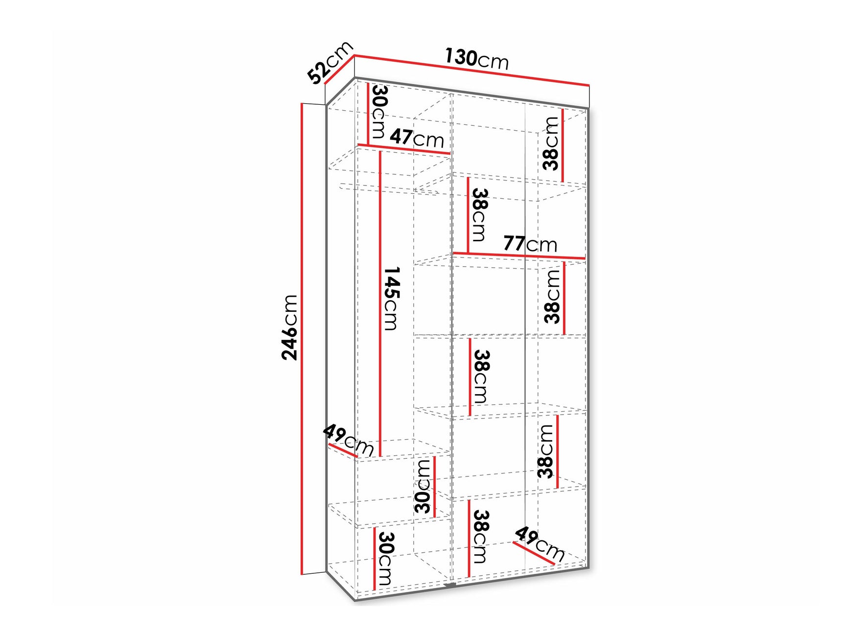 Garderobeskab Hartford 571
