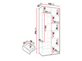 Garderobeskab Hartford 540
