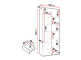 Garderobeskab Hartford 540