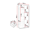 Garderobeskab Hartford 540