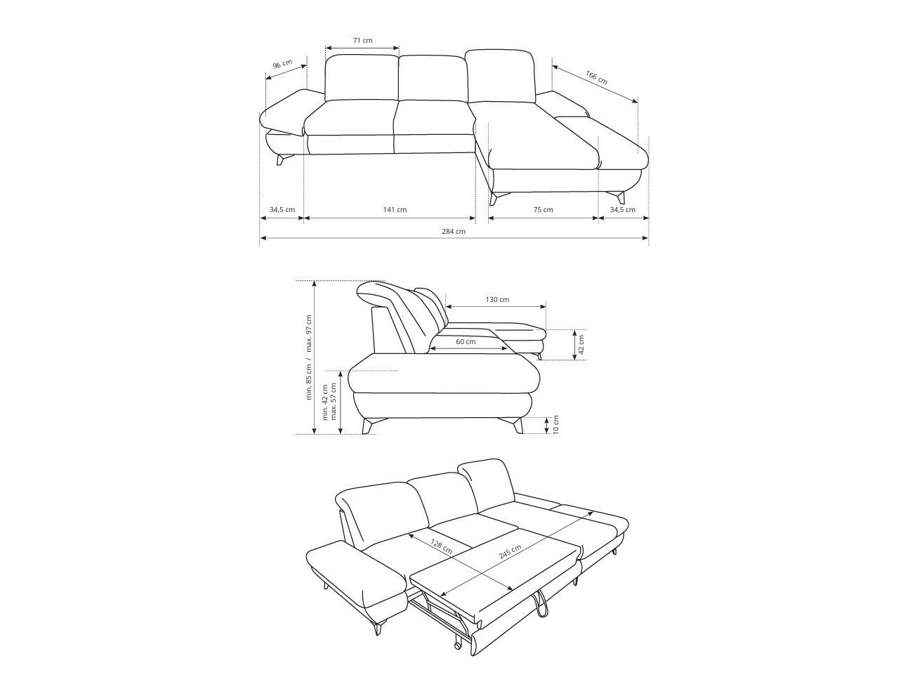 Hjørnesofa Kingston 190 4214244