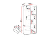 Garderobeskab Hartford 562