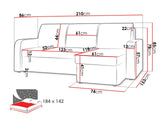 Hjørnesofa Rome 106 4214548