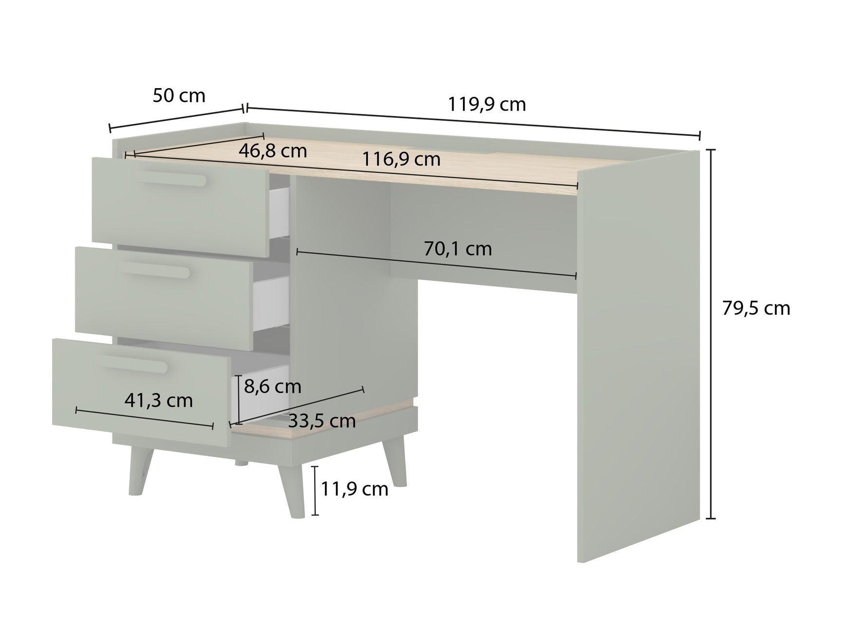 Skrivebord Fertalu 103