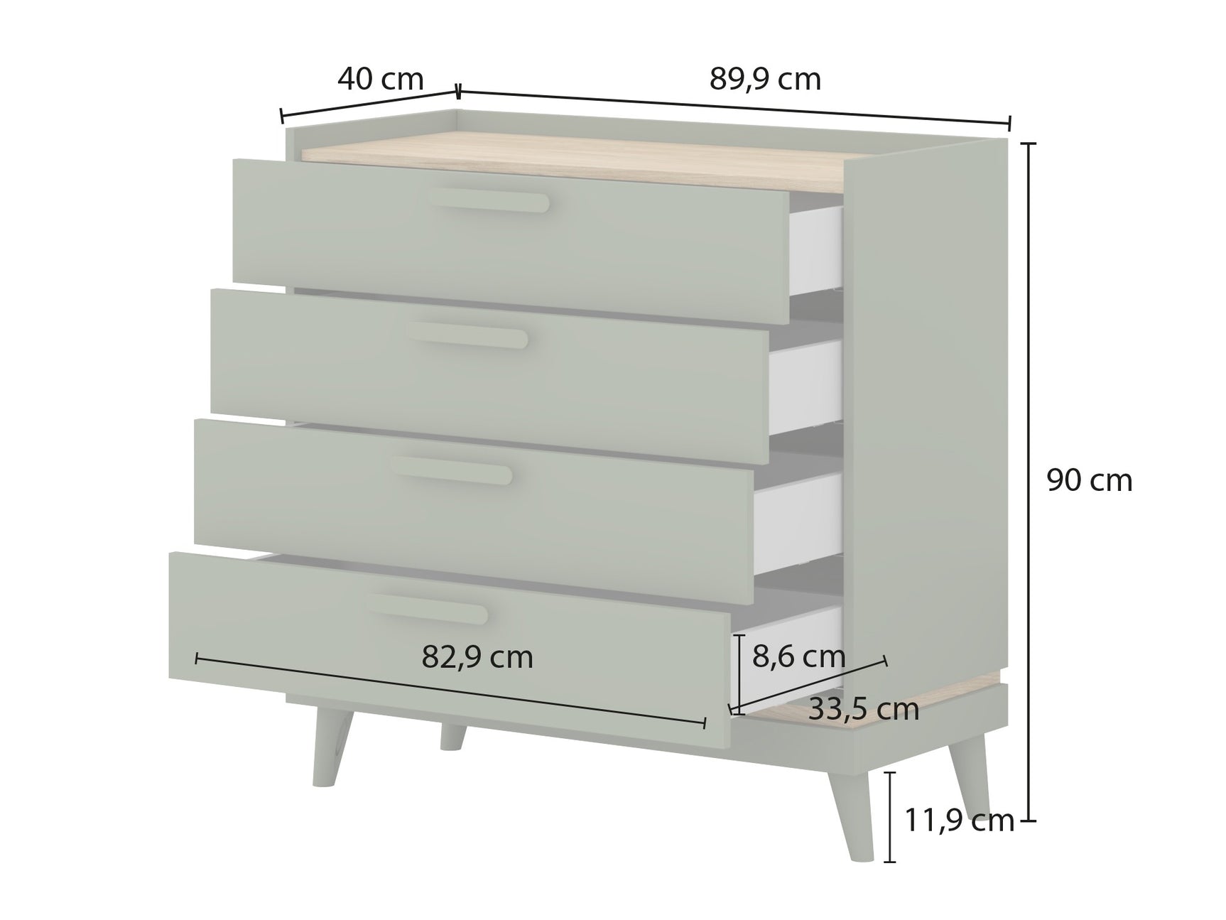 Kommode Fertalu 104