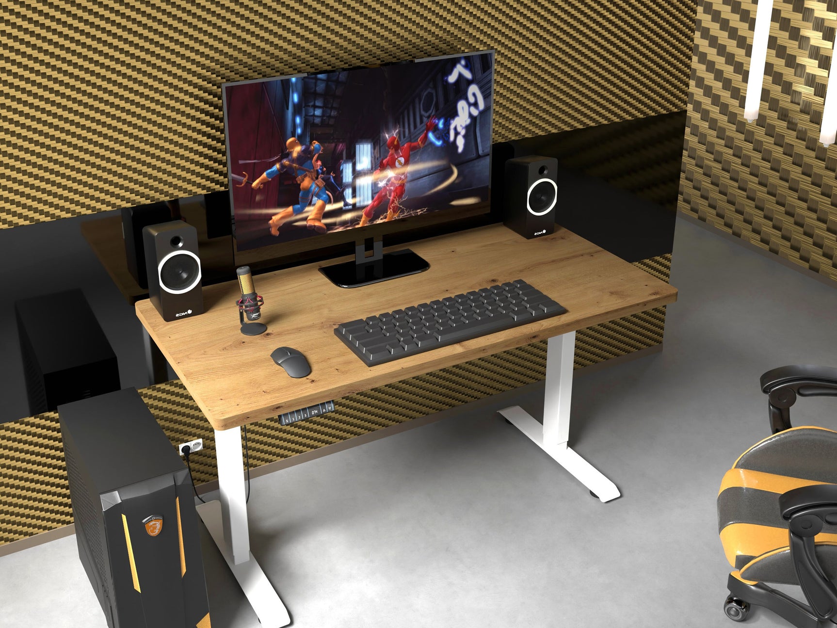 Højdejusterbart arbejdsbord Buffalo 184 4228702