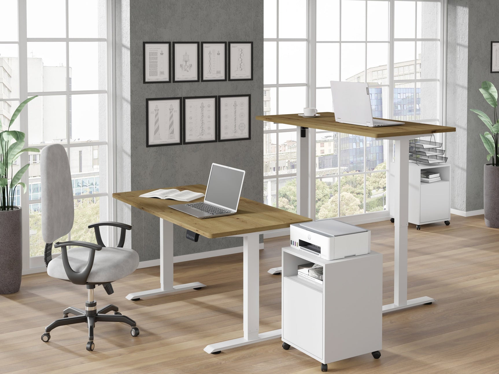 Højdejusterbart arbejdsbord Buffalo 184 4228703