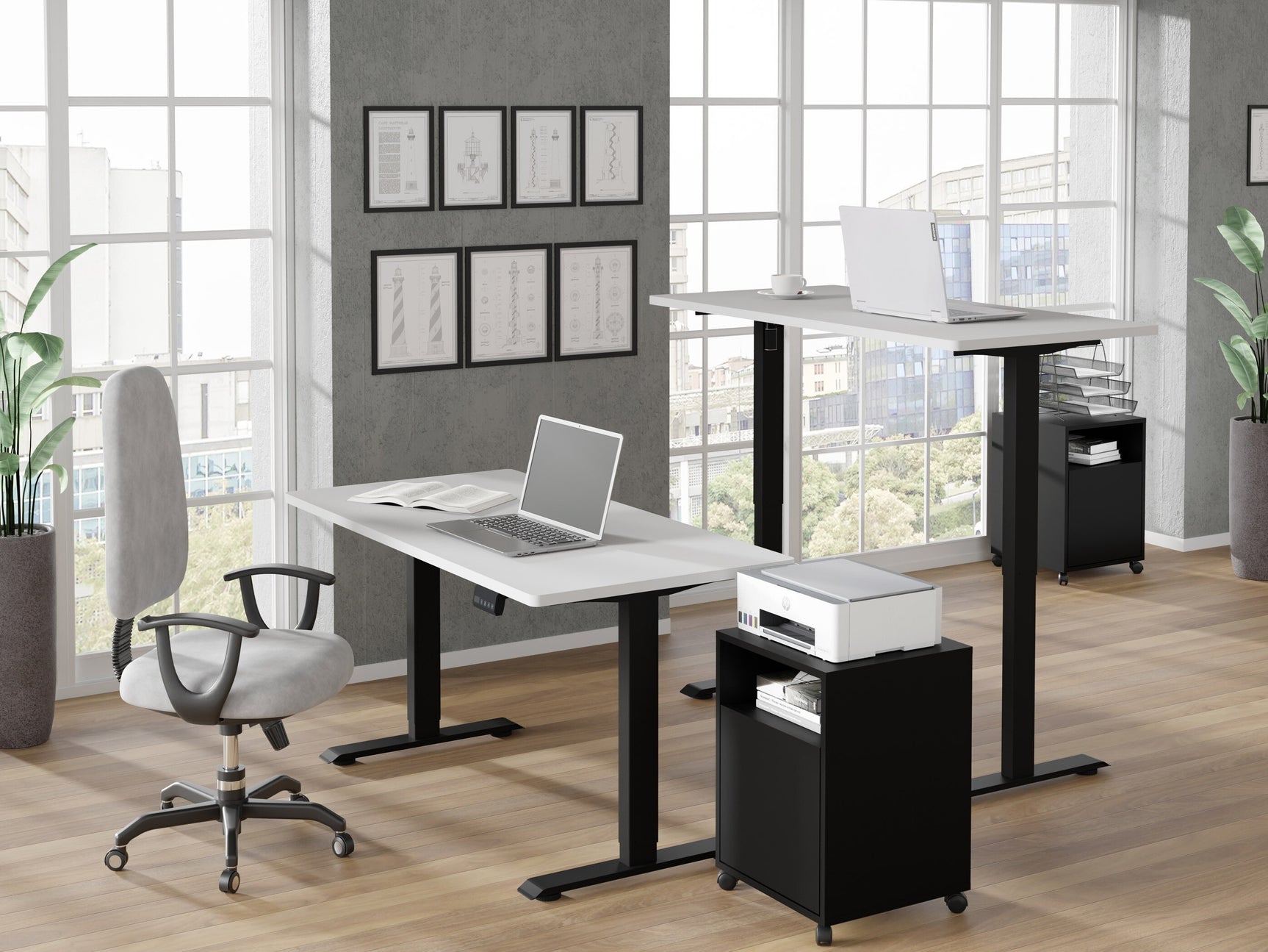 Højdejusterbart arbejdsbord Buffalo 184 4228727