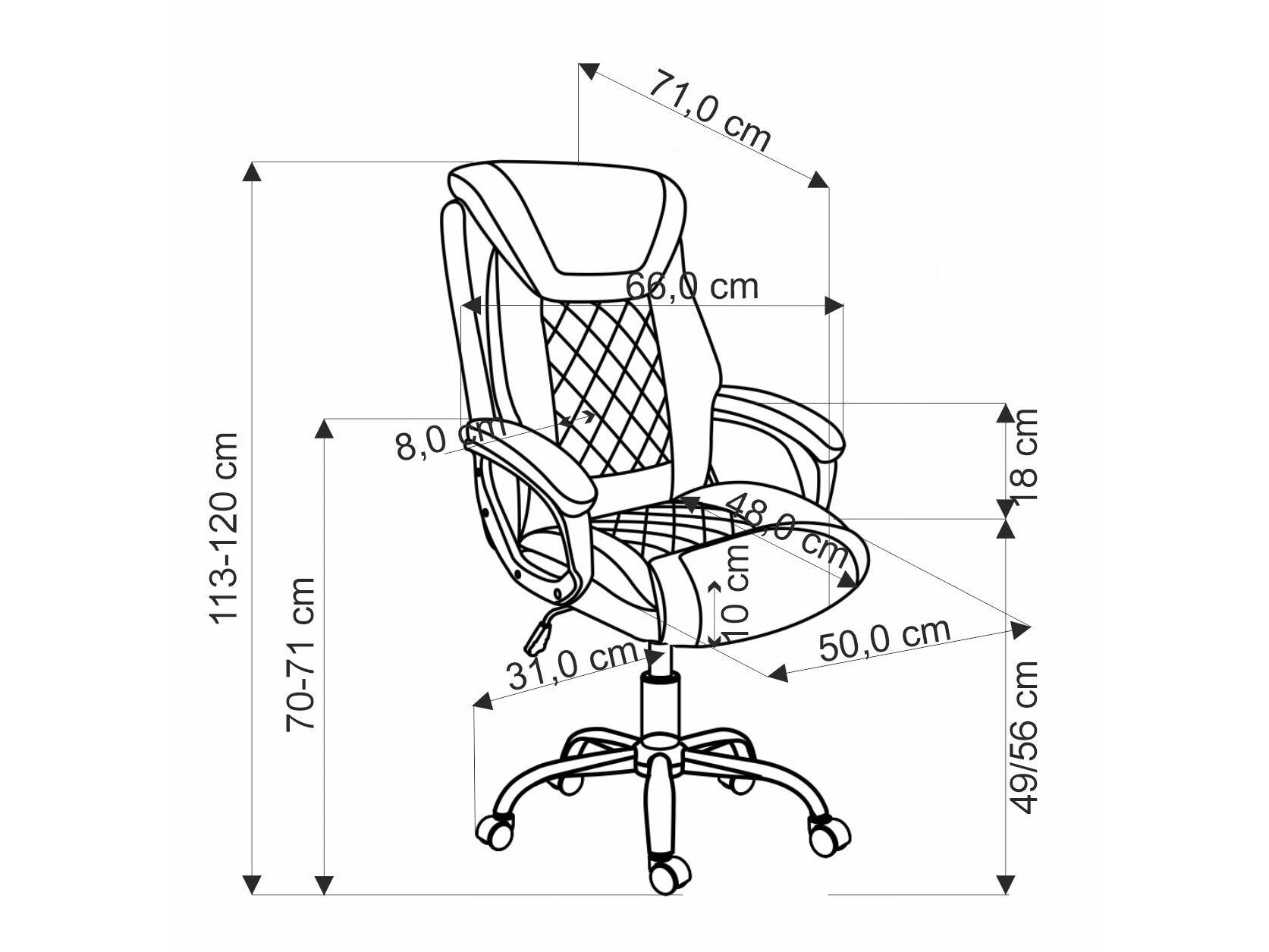 Kontorstol Houston 1602 4236229