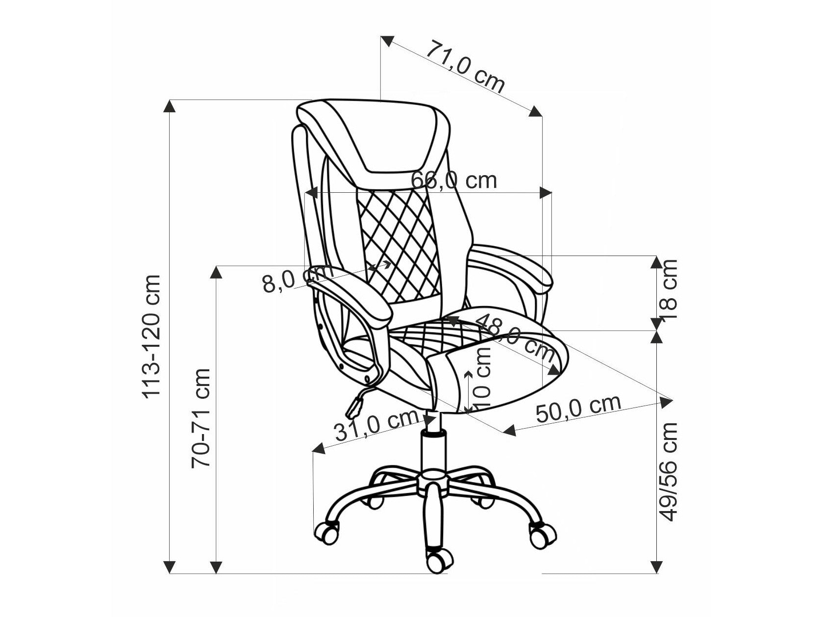 Kontorstol Houston 1602 4236241