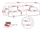 Hjørnesofa Comfivo 425