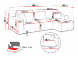 Hjørnesofa Comfivo 361