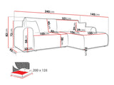 Hjørnesofa Shelton 109