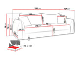 Sovesofa Kingman 100