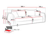 Sovesofa Kingman 100