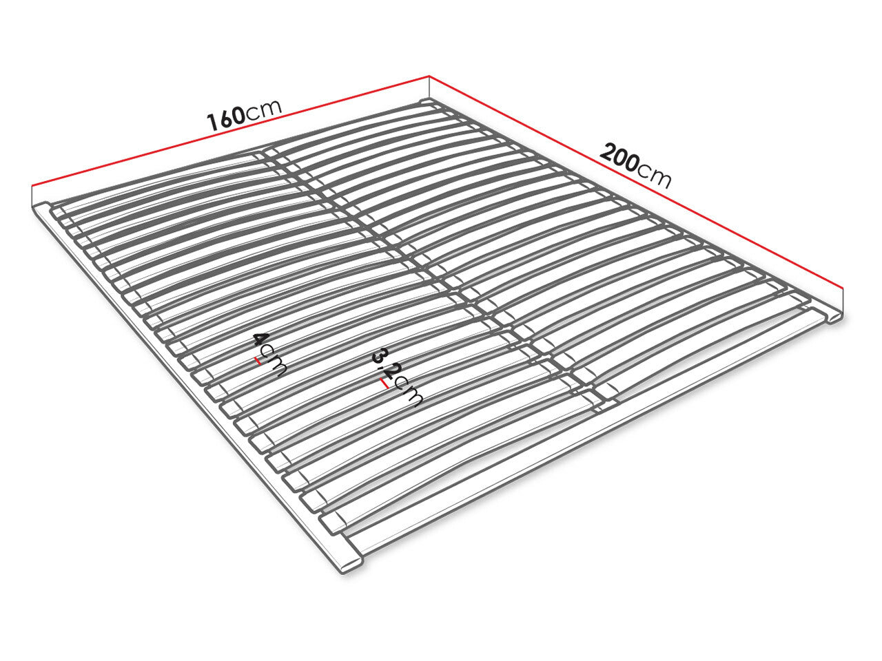 Lameller til sengen Dayton 117 4249870