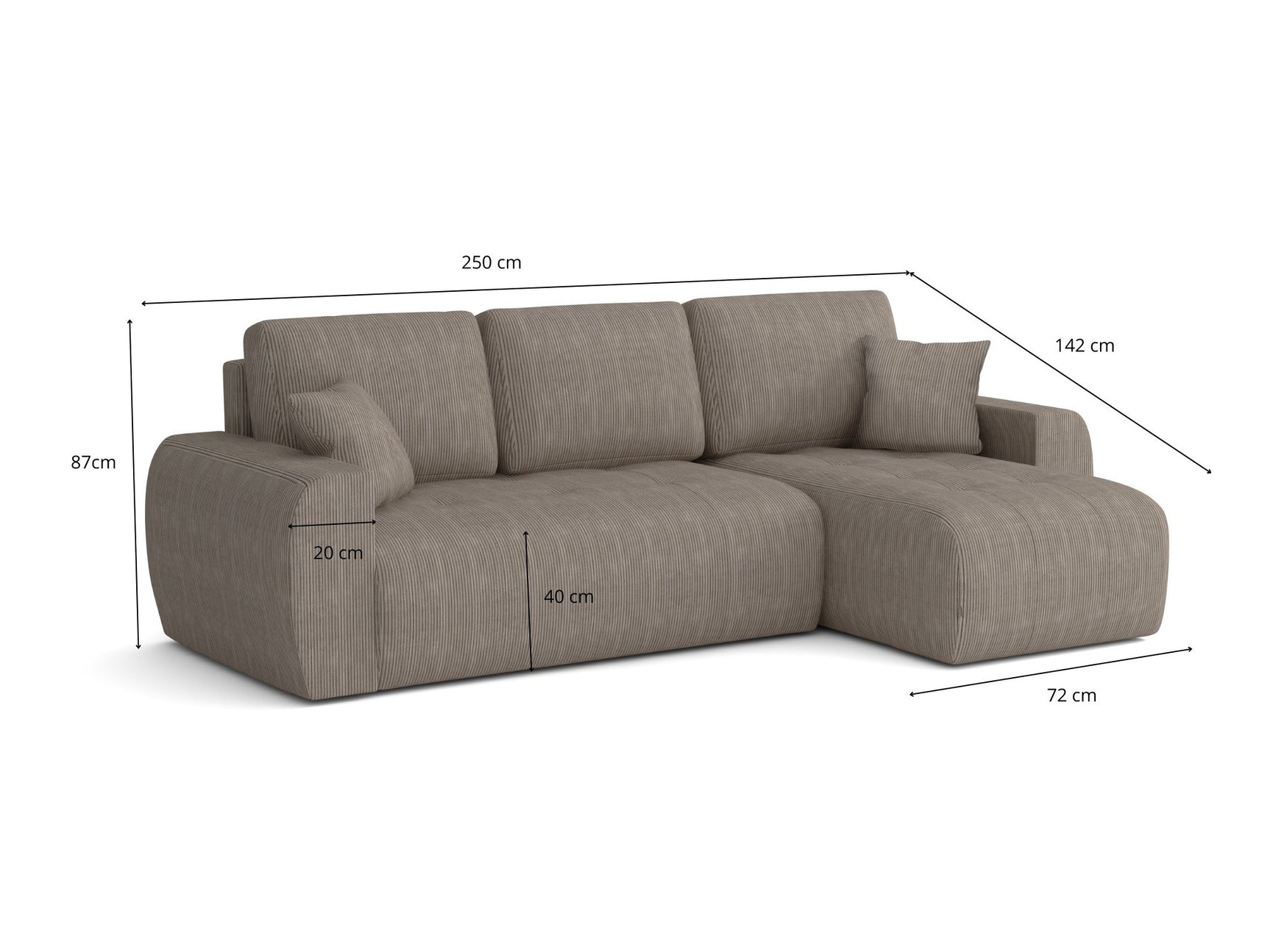 Hjørnesofa Calexico 101